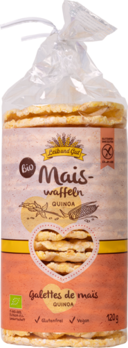 Leib und Gut Maiswaffeln mit Quinoa BIO 120gr (113591)